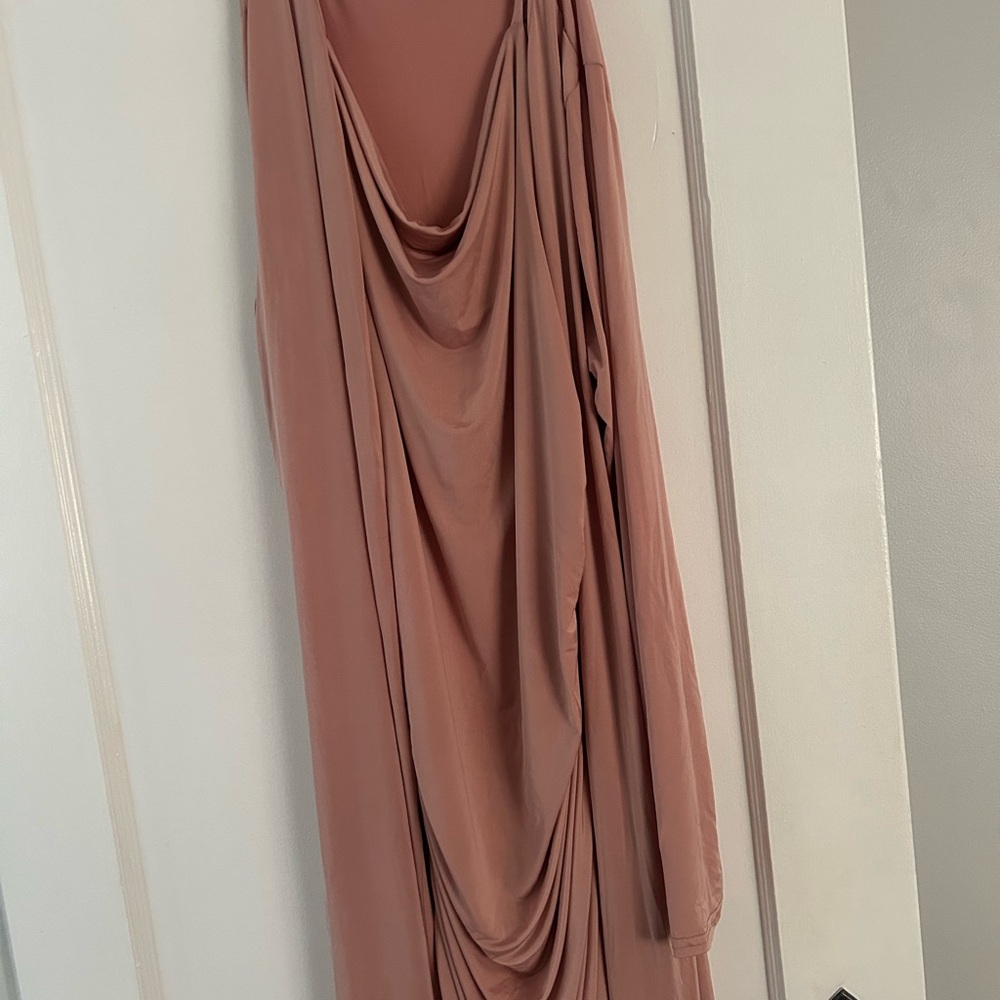Chic Blush Maxi dress plus cover up